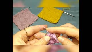 По просьбе подписчицы Великолепный узор спицами √32 #knitting #pattern #вязание