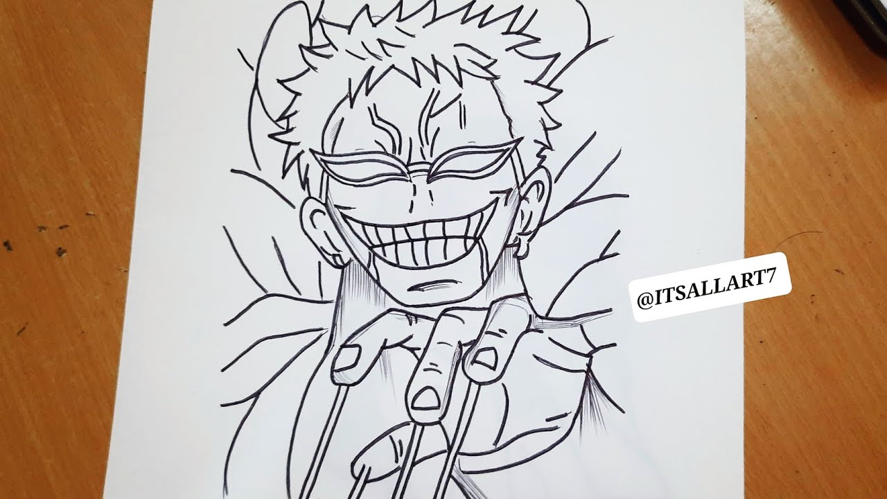 ASMR DRAWING // DOFLAMINGO (ONE PIECE) 