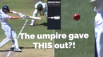 Jamie Smith DRS/Snicko caught behind controversy | Australia v England 3rd Test | The Ashes