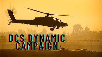 DCS Liberation 6.1 AH-64D dynamic single player campaign.