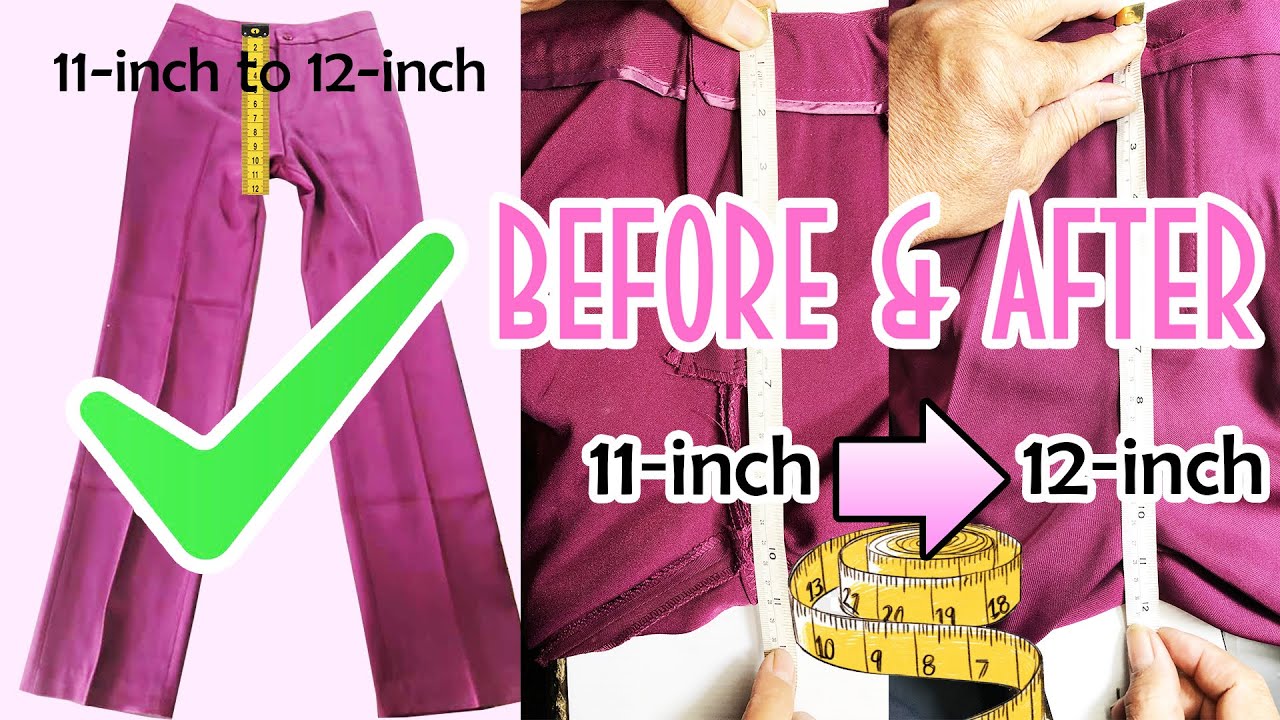 HOW TO SEW CROTCH OF TROUSERS UPSIZE WOMEN'S PANTS - YouTube