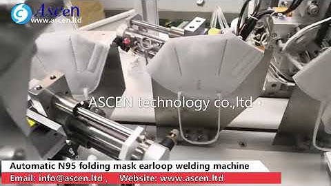 N95 mask ultrasonic welding machine for folded respirator cup mask making