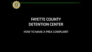 FCSO PREA Video English