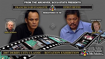 Rotation - EFREN REYES vs FRANCISCO BUSTAMANTE - 2007 Derby City Classic