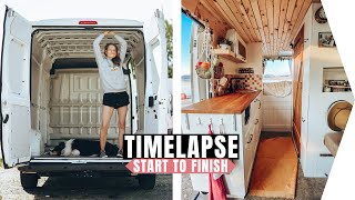 CAMPER AUSBAU in 20min 🚐🛠️ | 9 Monate Busausbau TIMELAPSE | Vantour DIY Fiat Ducato/Jumper/Boxer