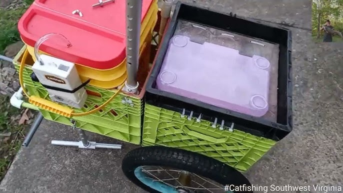 The Ultimate Fishing Cart Fishing Wagon, How to Build, DIY, (Catfish, Carp  & Beach Fishing) 
