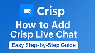 How to Add Crisp Live Chat to Your Website | Easy Step-by-Step Guide | HQ Rental Panel