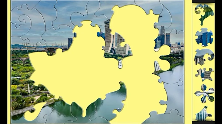 Marina Bay Singapore❤️❤️ jigsaw puzzle🧩🧩 \\ @funpuzzle1122 