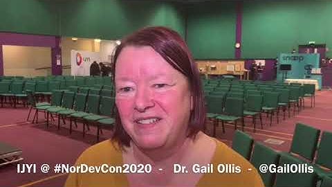 Dr Gail Ollis at #NorDevCon2020