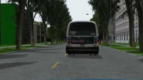 3D Forensic Reconstruction Animation of Witness View of Collision Bicycle vs Bus & Car.