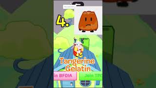 Top 4 Gelatin Skins in Roblox BFDIA (Battle For Dream Island   TPOT)