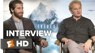 Everest Interview - Jason Clarke and Jake Gyllenhaal (2015) - Elizabeth Debicki Adventure Movie HD