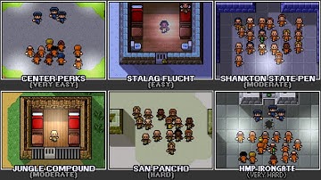 The Escapists - All Main Prisons (Escapes Only)