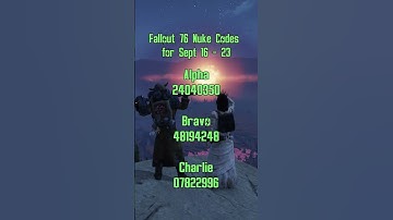 Fallout 76  Nuke Codes for September 16 - 23 #fallout76 #fallout #fo76