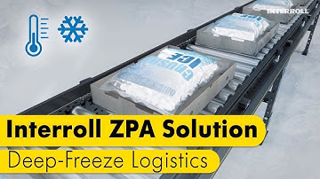 Interroll ZPA Solution for Deep Freeze Environment