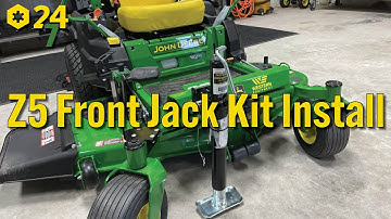 How to Install Front Jack Kit on Z5 John Deere Zero Turn Mower