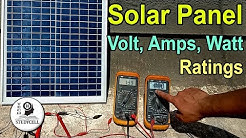 Solar Panel for Home | Mono vs Poly Solar Panels | How to test Solar Panel Voltage Amps Power rating