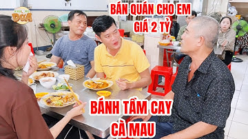 Lần thứ 2 Khương Dừa được thưởng thức bánh tầm cay nổi tiếng Cà Mau