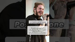 Post Malone + 6lack + Daniel Ceaser first number one Hit song