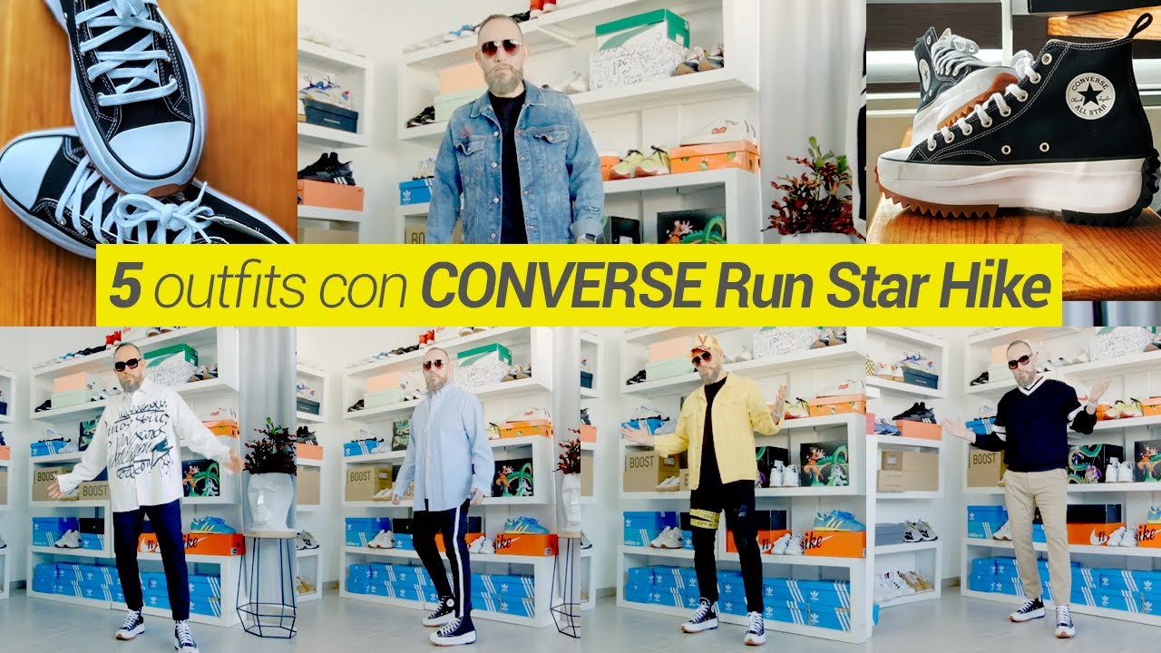 Como vestir CONVERSE Run Star Hike Hi 2021 - T2 EP9 - YouTube