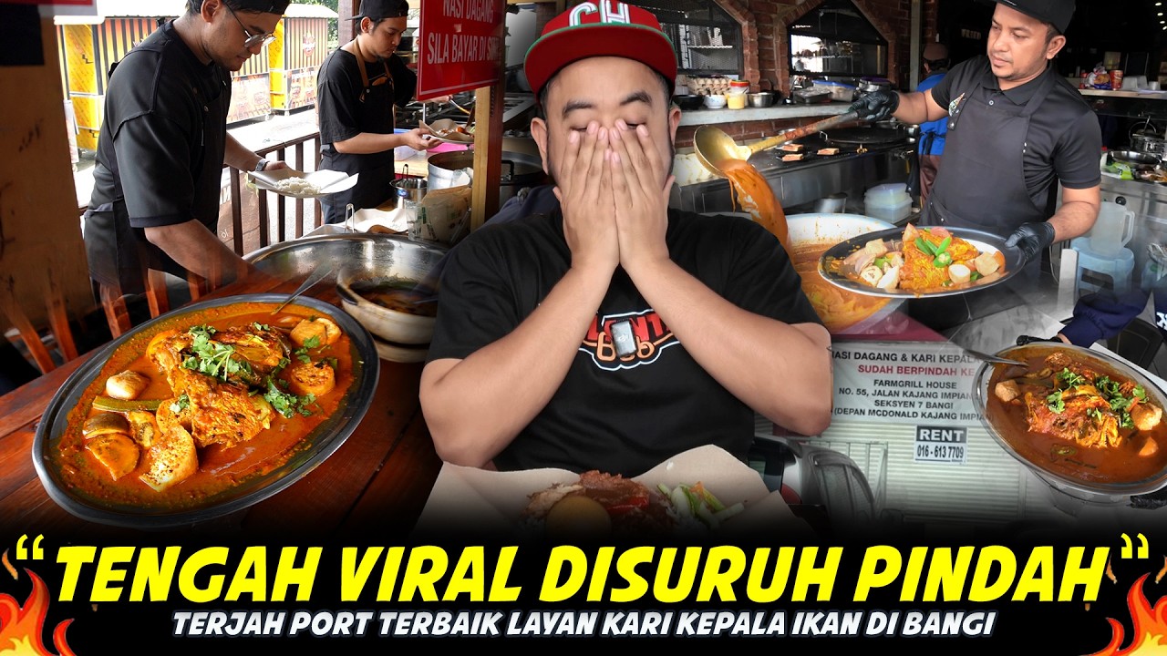 APA JADI..KEDAI BARU VIRAL TERUS DIPAKSA PINDAH PULA...Port Baru KARI KEPALA IKAN di FARMGRILL BANGI