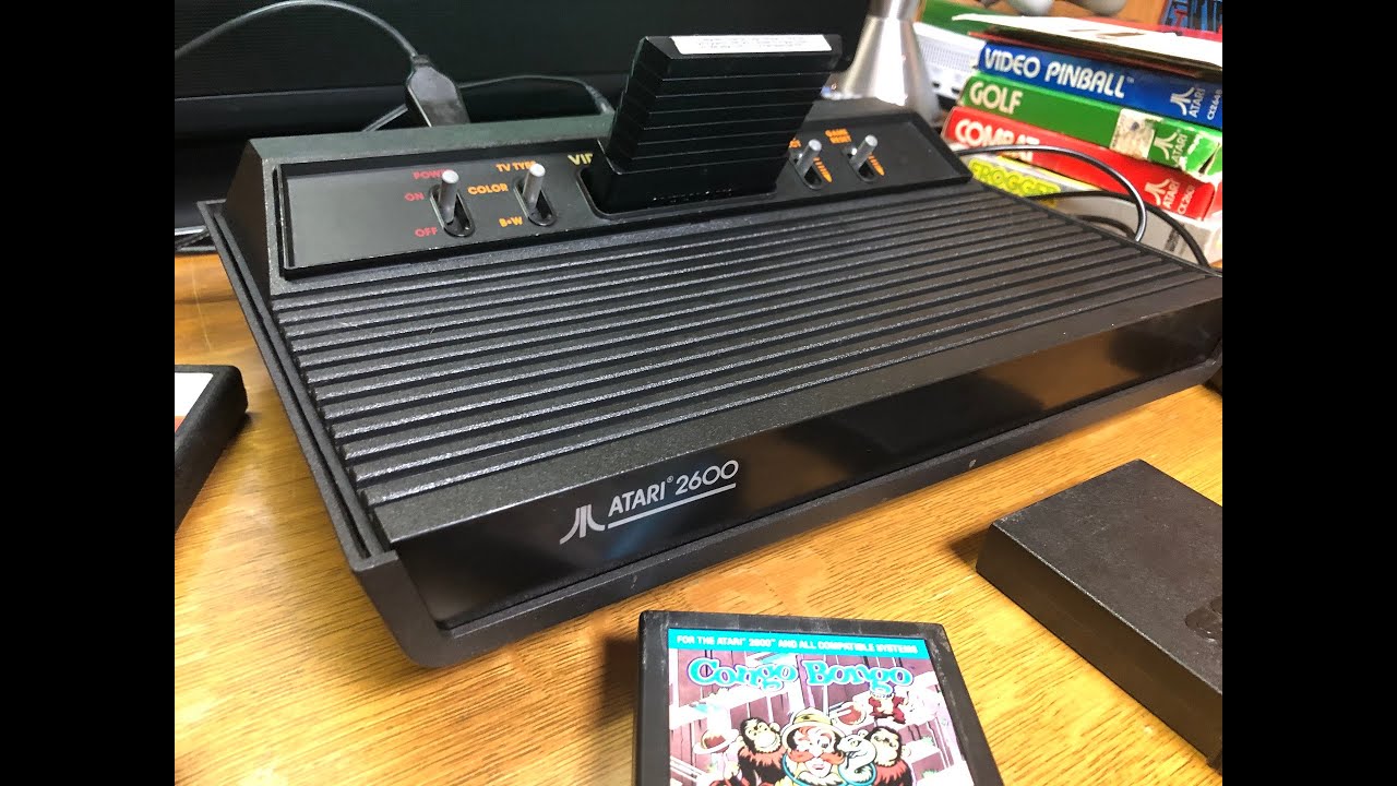 Playing Sega on my 'Darth Vader' Atari 2600