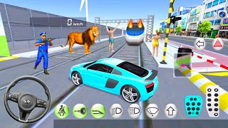 3D Driving Class Simulator - Bullet Train Vs Car - Best Car Driving Game - Android Gameplay screenshot 5
