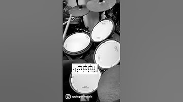 Syncopation by Reed (Lesson 6, Page 14, Number 8) - Practice with Me! #triplets #drumset #drums