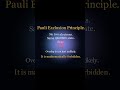 Pauli’s Exclusion Principle Is Holding You Together
