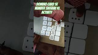 Domino card se number sikhane ki activity|numbers activity by domino card# shorts #neha#videoviral