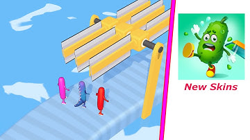 Wacky Run - Gameplay Walkthrough - New Skins - Level 53 to 56