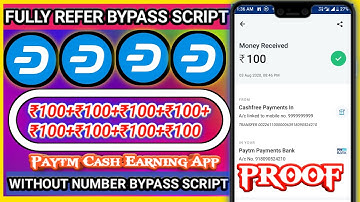 ₹100+₹100 Money Adder Script  | Instant Paytm Cash | Refer Bypass | Technical Friend
