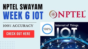 NPTEL Introduction to IoT (Internet of Things) Week 6 Assignment 6 Answers Solution Quiz | 2024 July