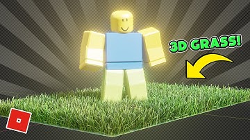 How To Make 3D Grass For Roblox GFX Tutorial! (Roblox)