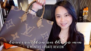 LOUIS VUITTON ON THE GO - MM Size (Is it worth the price?) • Update Review (6 months) 丨 Roma D.C.