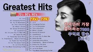 광고없는 80년대 히트곡 베스트100 - 한국인이 가장 좋아하는 7080 추억의 팝송 100곡 - 중년들의 심금을 울리는 추억의 팝송 - 80's pop 100 collection