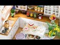 Diy dollhouse kit  miniature kitchen with working lights