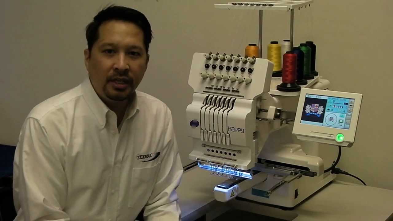 Emachine 本体他4点セット Happy Japan HCH-701P 7-needle Embroidery Machine – Aurora Sewing