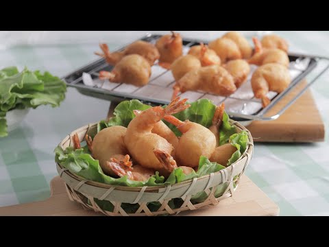 Pong Pong Prawn Fritters