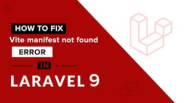 How to Solve Vite manifest not found at Error In Laravel 9 without installing npm