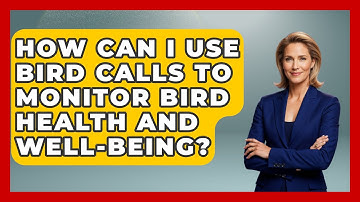How Can I Use Bird Calls to Monitor Bird Health and Well-Being? | Bird Watching Diaries