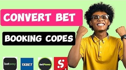 Finally! How To Convert Bet Booking Codes For Free In 2024