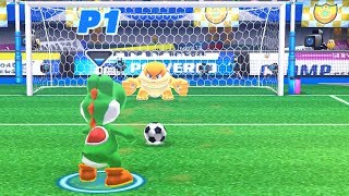 Mario Sports Superstars Gameplay Difficulty Bowser , Yoshi vs Daisy , Donkey Kong