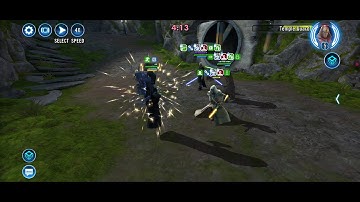 [3v3] SEE (55% AP) vs. KB/Jocasta/JTG (25% protection, evasion up): 58 banners