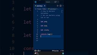 JS : DECLARING A VARIABLE #programming Net Worth