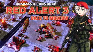 Red Alert 3 Gameplay | Back to Moscow | (3 vs 3 Brutals)