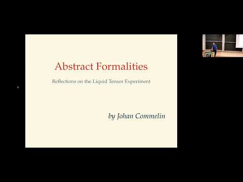 Abstract Formalities