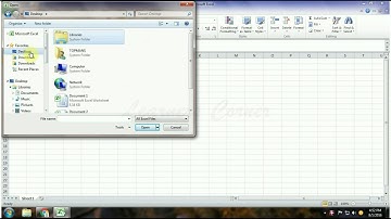 Excel - Creating and Opening Workbooks