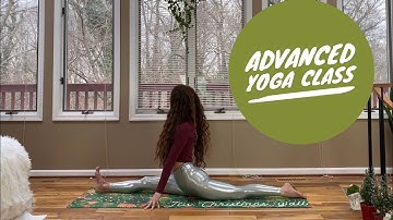 45 Min Advanced Vinyasa Yoga Class (Minimal Cues)