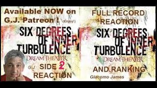 Dream Theater 2002 full album reaction (Part2) - Punk Rock Head singer & bass player Giacomo James -